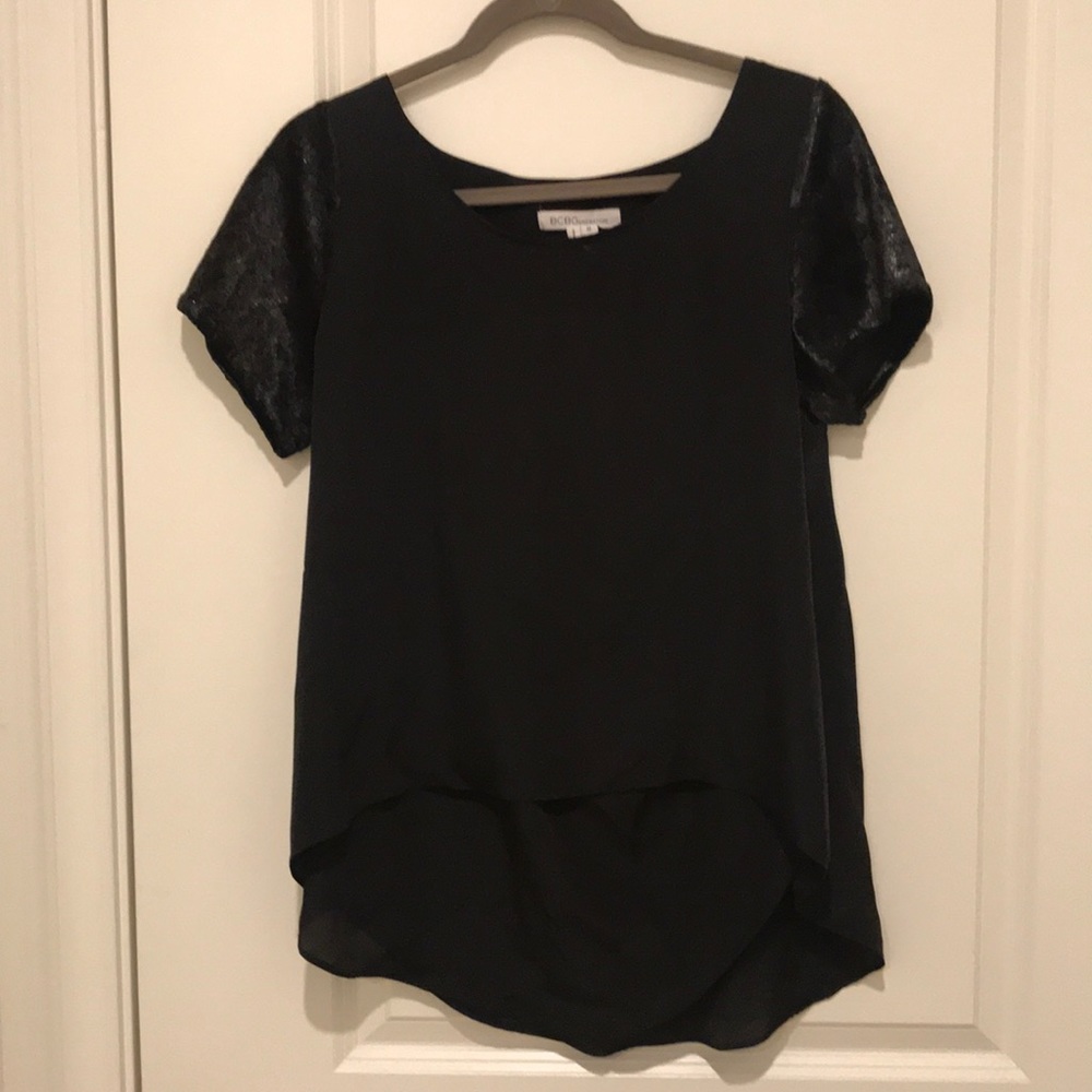 BCBG Generation top with cut out back